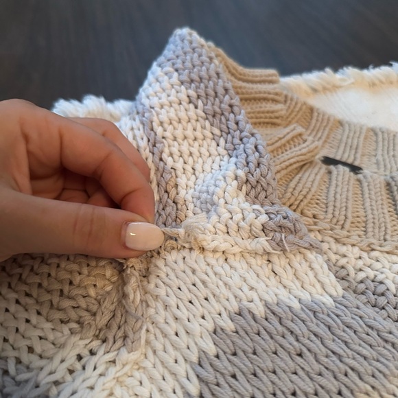 Free People Devon Cropped Striped Sweater - Picture 5 of 7